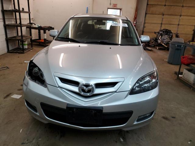 JM1BK343981109085 - 2008 MAZDA 3 HATCHBACK SILVER photo 5