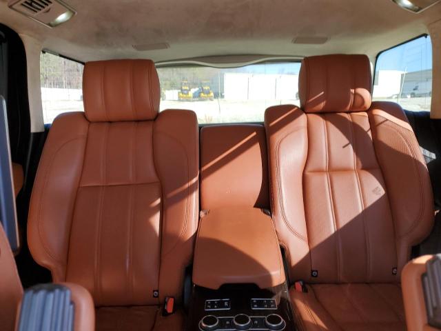 SALGV3EF8GA255300 - 2016 LAND ROVER RANGE ROVE AUTOBIOGRAPHY SILVER photo 10