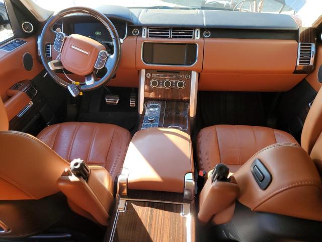 SALGV3EF8GA255300 - 2016 LAND ROVER RANGE ROVE AUTOBIOGRAPHY SILVER photo 8