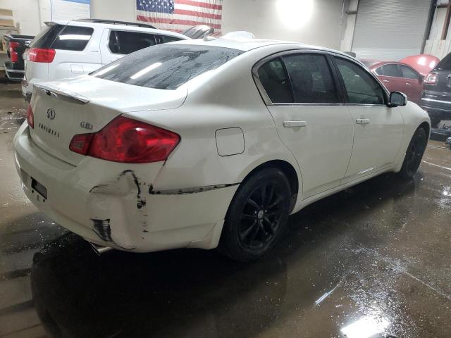 JNKBV61F58M265516 - 2008 INFINITI G35 WHITE photo 3