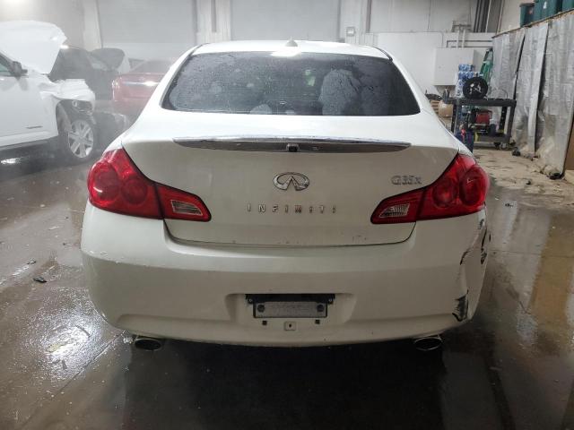 JNKBV61F58M265516 - 2008 INFINITI G35 WHITE photo 6