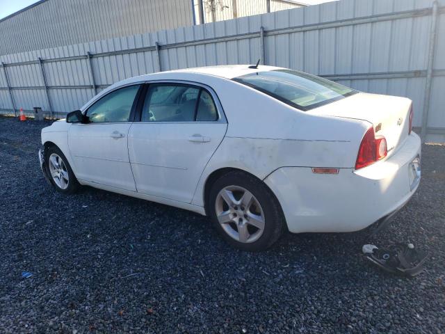 1G1ZB5EB8A4142303 - 2010 CHEVROLET MALIBU LS WHITE photo 2