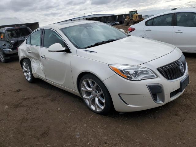 2G4GT5GX5E9268427 - 2014 BUICK REGAL GS WHITE photo 4