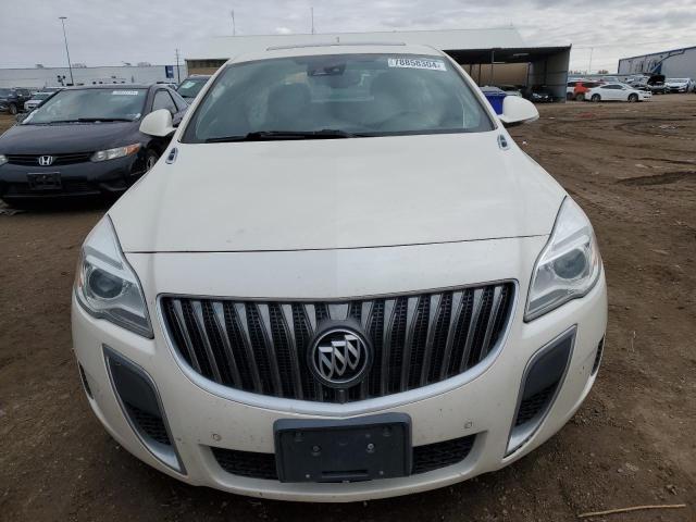2G4GT5GX5E9268427 - 2014 BUICK REGAL GS WHITE photo 5