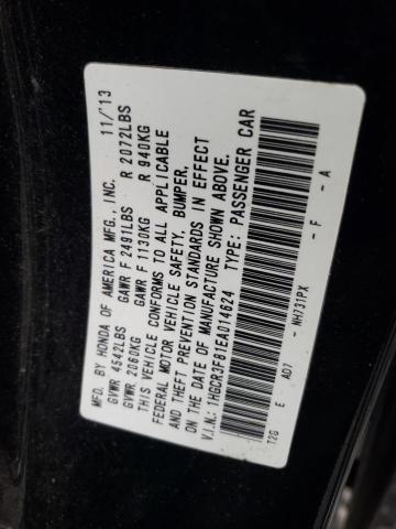 1HGCR3F81EA014624 - 2014 HONDA ACCORD EXL BLACK photo 12