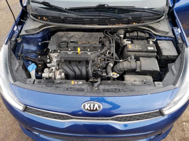 3KPA25AD7LE343705 - 2020 KIA RIO LX BLUE photo 11