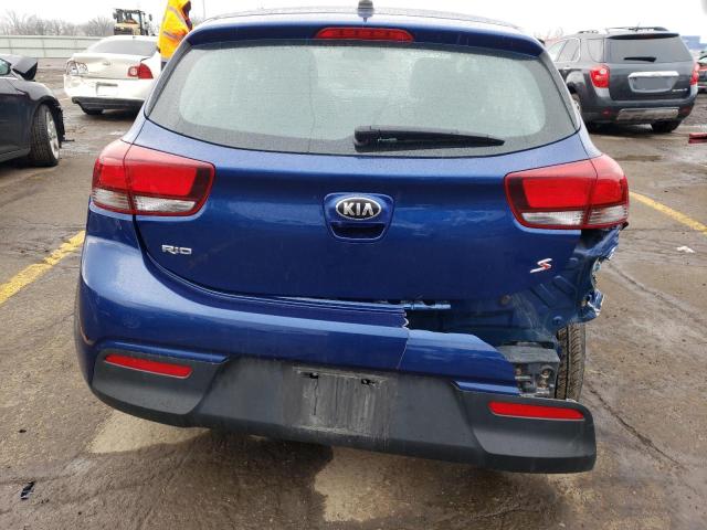 3KPA25AD7LE343705 - 2020 KIA RIO LX BLUE photo 6