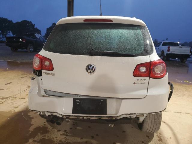 WVGBV7AXXAW514169 - 2010 VOLKSWAGEN TIGUAN SE WHITE photo 6