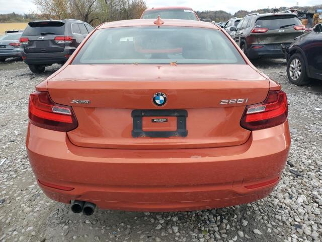 WBA1F7C5XFVX95442 - 2015 BMW 228 XI ORANGE photo 6