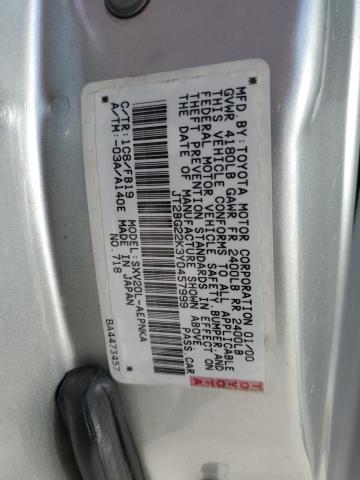 JT2BG22K3Y0457999 - 2000 TOYOTA CAMRY CE SILVER photo 12