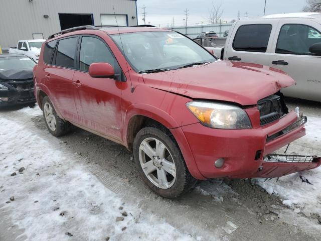 JTMBK32V076012296 - 2007 TOYOTA RAV4 SPORT RED photo 4