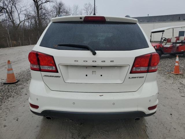 3C4PDCDG5ET278169 - 2014 DODGE JOURNEY LIMITED WHITE photo 6