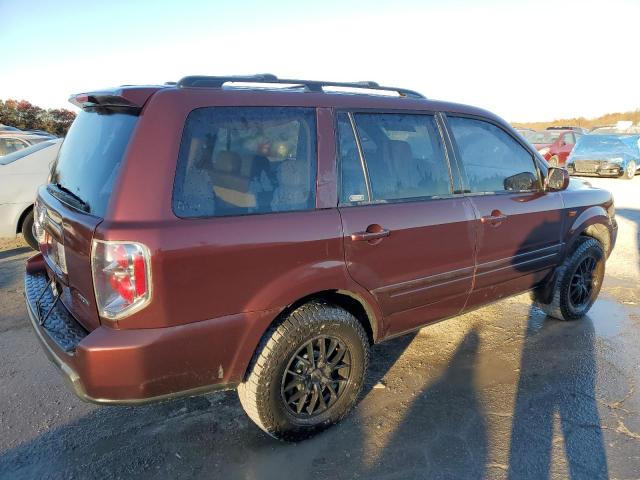 5FNYF18538B054638 - 2008 HONDA PILOT EXL BURGUNDY photo 3