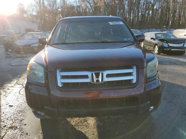 5FNYF18538B054638 - 2008 HONDA PILOT EXL BURGUNDY photo 5