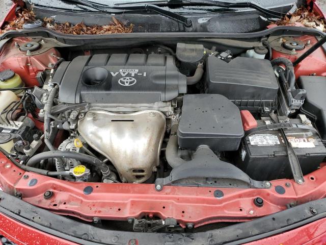 4T1BF3EK9AU519542 - 2010 TOYOTA CAMRY BASE RED photo 11