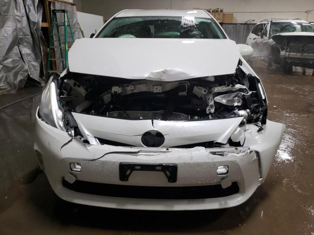 JTDZN3EU5E3333628 - 2014 TOYOTA PRIUS V WHITE photo 5