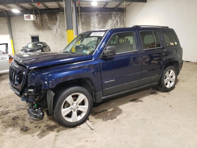 1C4NJRFB0ED507576 - 2014 JEEP PATRIOT LATITUDE BLUE photo 1