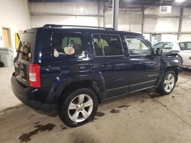 1C4NJRFB0ED507576 - 2014 JEEP PATRIOT LATITUDE BLUE photo 3