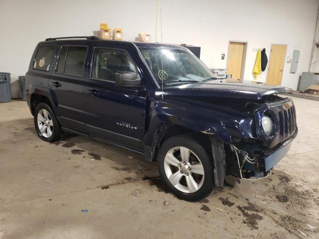 1C4NJRFB0ED507576 - 2014 JEEP PATRIOT LATITUDE BLUE photo 4