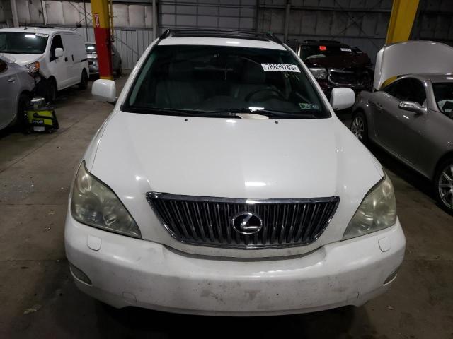 2T2HA31U25C061796 - 2005 LEXUS RX 330 WHITE photo 5