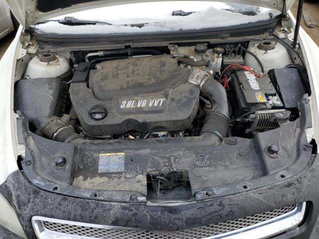 1G1ZE5E75AF114708 - 2010 CHEVROLET MALIBU LTZ თეთრი ფოტო 11