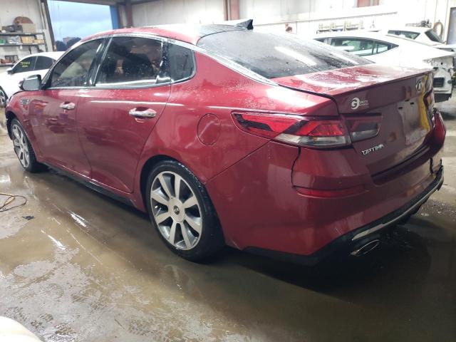 5XXGT4L39KG371386 - 2019 KIA OPTIMA LX RED photo 2