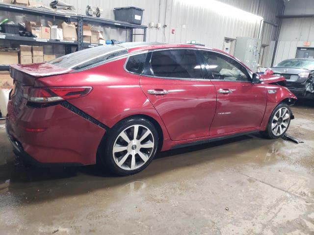 5XXGT4L39KG371386 - 2019 KIA OPTIMA LX RED photo 3