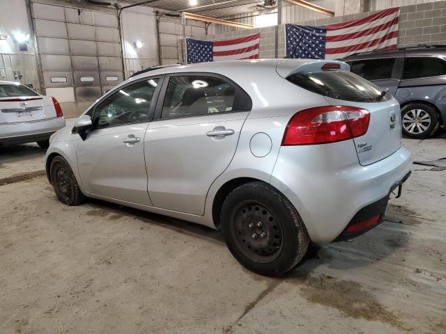 KNADM5A32D6226682 - 2013 KIA RIO LX SILVER photo 2