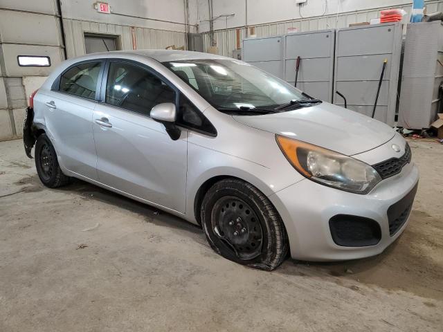 KNADM5A32D6226682 - 2013 KIA RIO LX SILVER photo 4