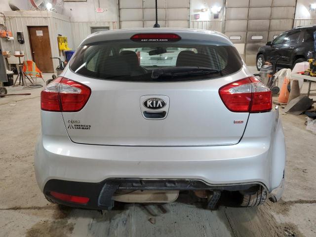 KNADM5A32D6226682 - 2013 KIA RIO LX SILVER photo 6