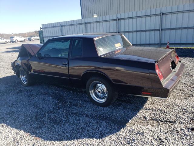 1G1GZ37G4FR198345 - 1985 CHEVROLET MONTE CARL 栗色 照片 2