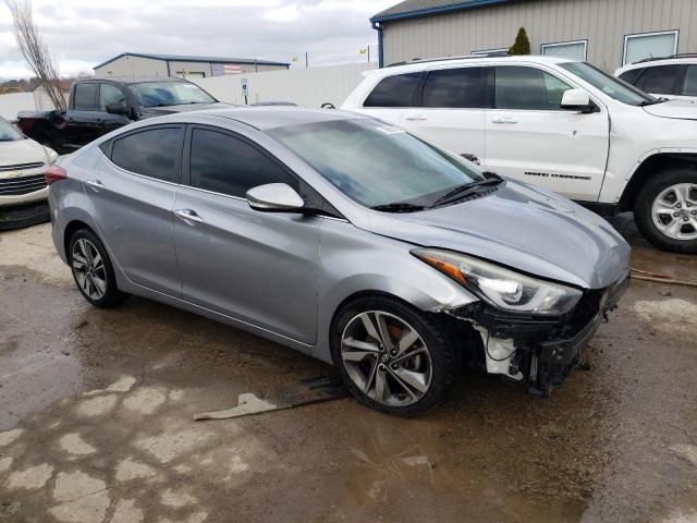 5NPDH4AE6FH568146 - 2015 HYUNDAI ELANTRA SE SILVER photo 4