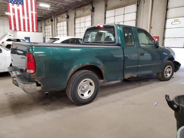 2FTZX1726XCA02726 - 1999 FORD F150 GREEN photo 3