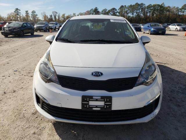 KNADM4A35G6575141 - 2016 KIA RIO LX WHITE photo 5