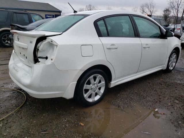 3N1AB6AP5CL610693 - 2012 NISSAN SENTRA 2.0 WHITE photo 3