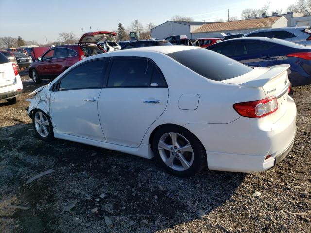 2T1BU4EE4DC926163 - 2013 TOYOTA COROLLA BASE WHITE photo 2