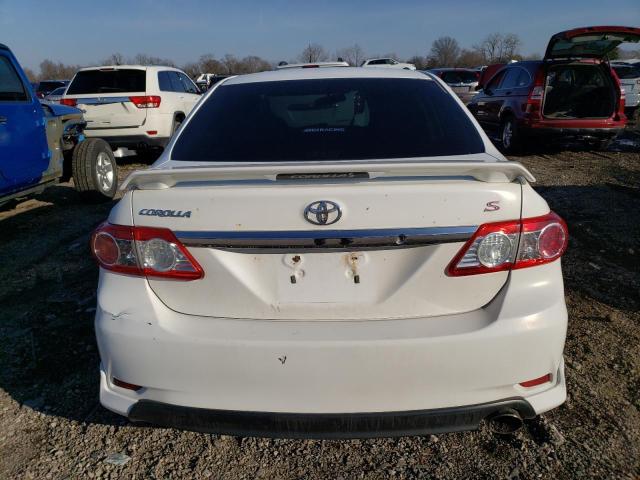 2T1BU4EE4DC926163 - 2013 TOYOTA COROLLA BASE WHITE photo 6