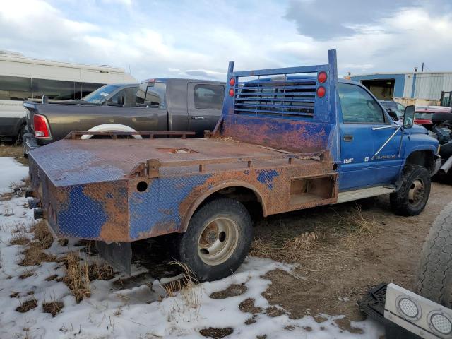 3B6MF36W7WM220243 - 1998 DODGE RAM 3500 BLUE photo 3