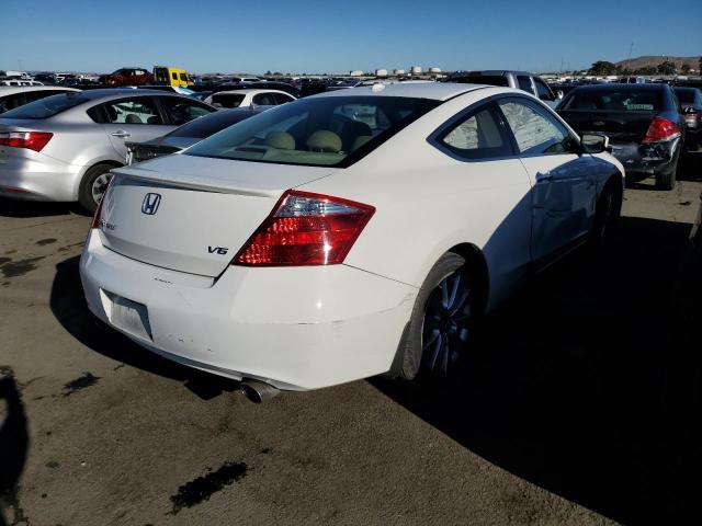 1HGCS2B86AA006730 - 2010 HONDA ACCORD EXL WHITE photo 3