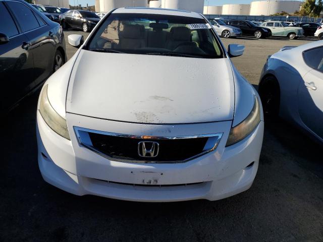 1HGCS2B86AA006730 - 2010 HONDA ACCORD EXL WHITE photo 5