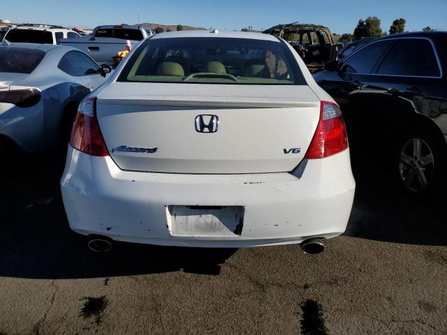 1HGCS2B86AA006730 - 2010 HONDA ACCORD EXL WHITE photo 6