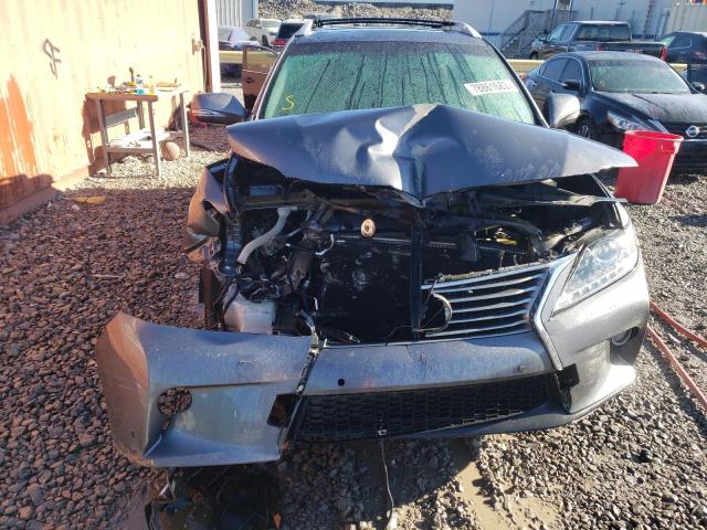 2T2ZK1BA1DC130308 - 2013 LEXUS RX 350 GRAY photo 5