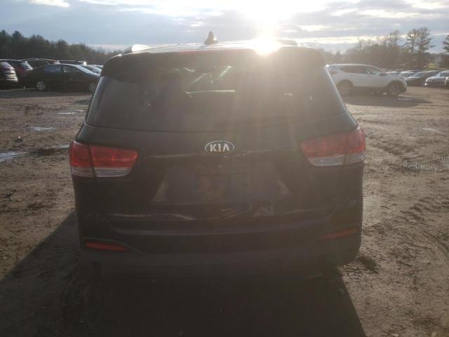 5XYPH4A55GG038496 - 2016 KIA SORENTO EX BLACK photo 6