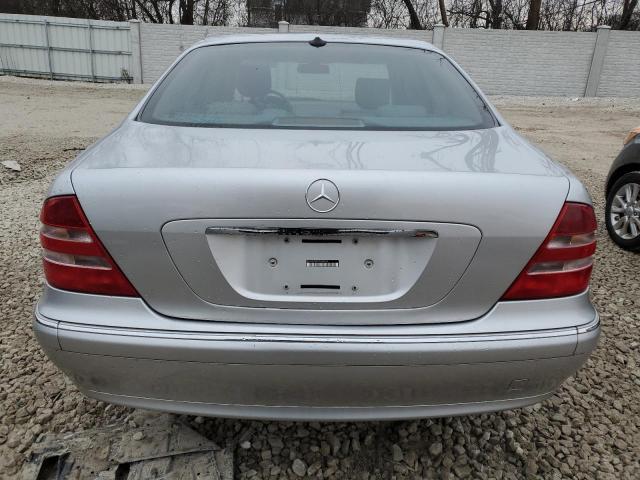 WDBNG70J7YA048814 - 2000 MERCEDES-BENZ S CLASS 430 SILVER photo 6