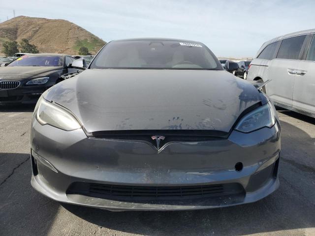 5YJSA1E55NF473370 - 2022 TESLA MODEL S GRAY photo 5