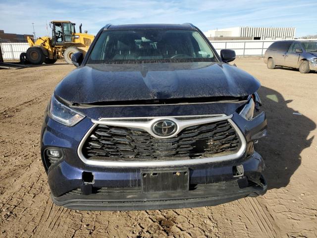 5TDHZRBH8MS113732 - 2021 TOYOTA HIGHLANDER XLE BLUE photo 5