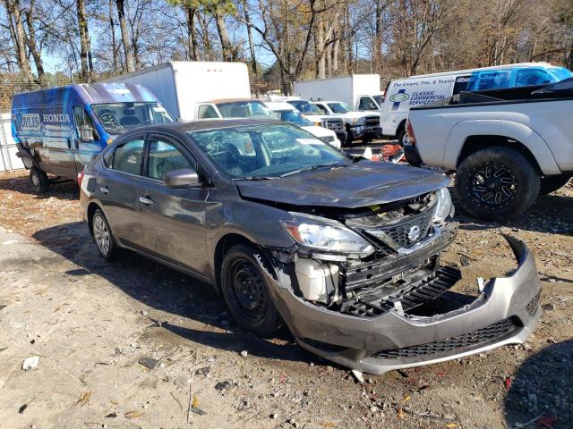 3N1AB7AP2GY319387 - 2016 NISSAN SENTRA S GRAY photo 4