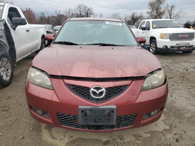 JM1BK32F281160490 - 2008 MAZDA 3 I RED photo 5