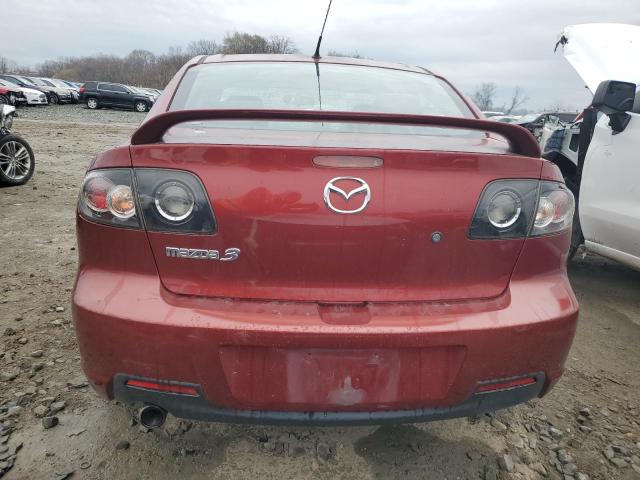 JM1BK32F281160490 - 2008 MAZDA 3 I RED photo 6