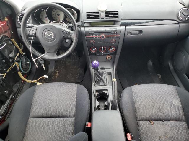 JM1BK32F281160490 - 2008 MAZDA 3 I RED photo 8